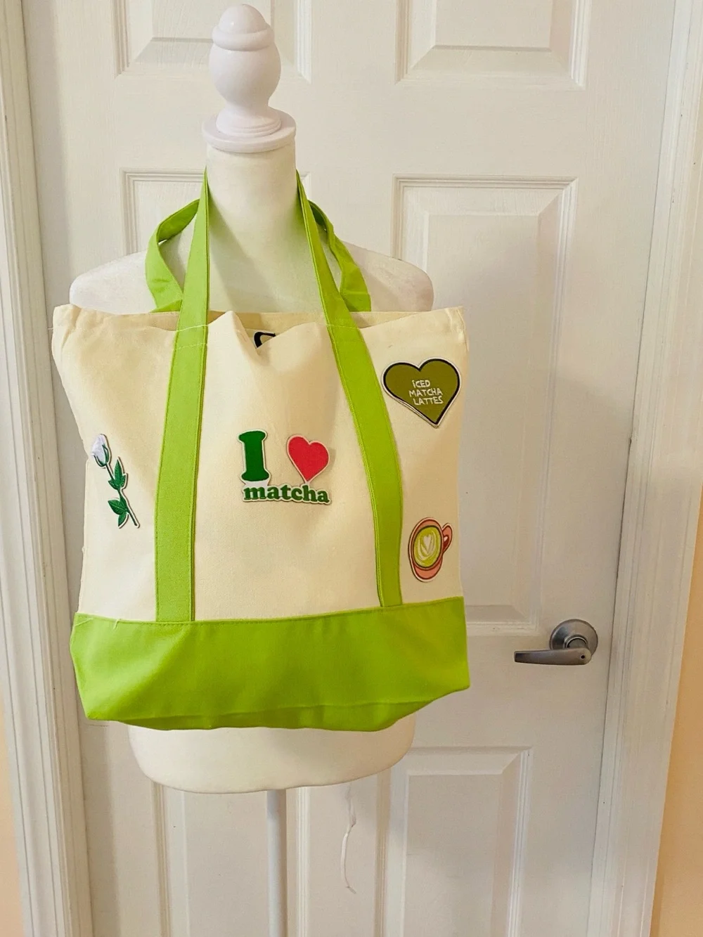 Handmade tote 14x13x4